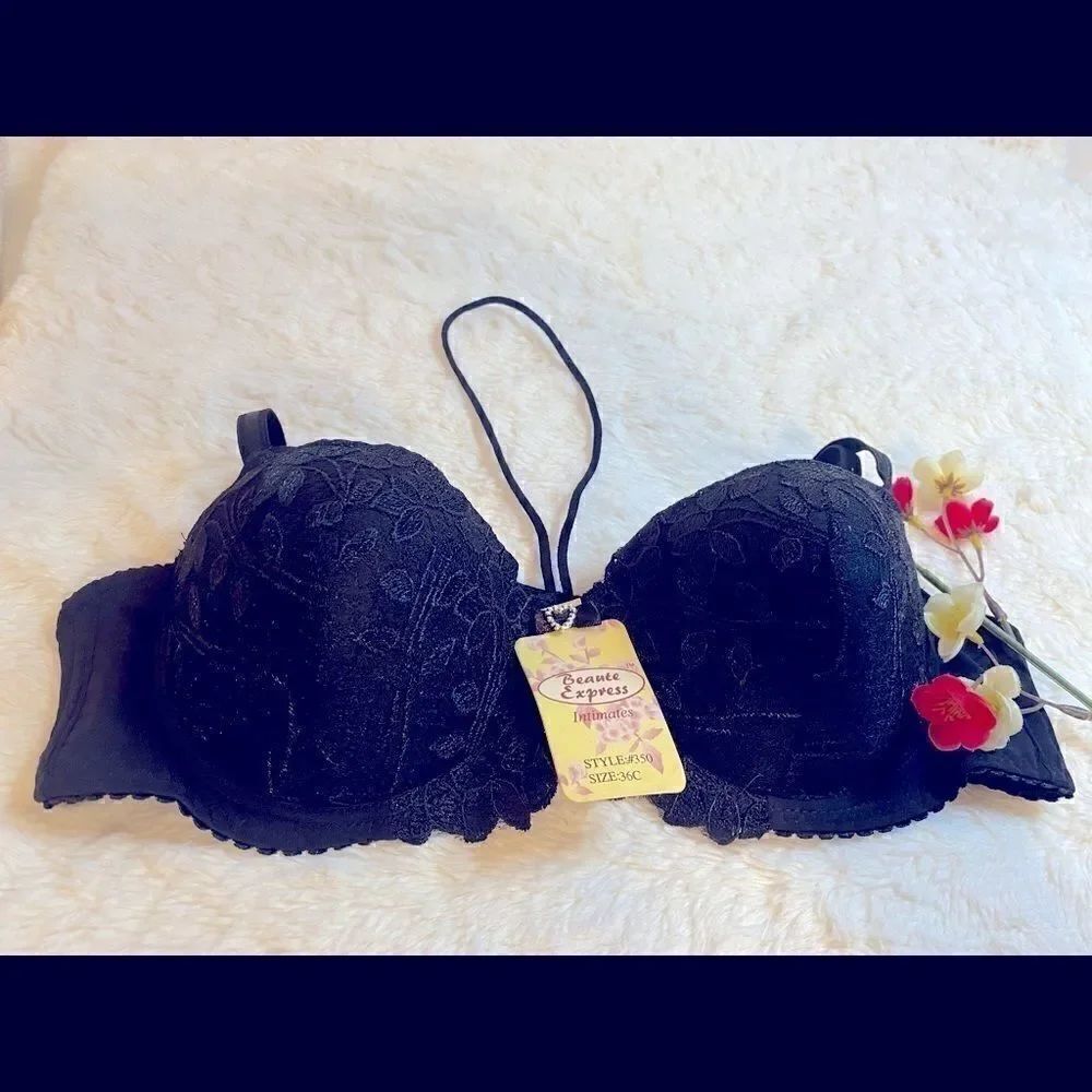 💥Beauty Express Sexy floral embroidery cute Bras